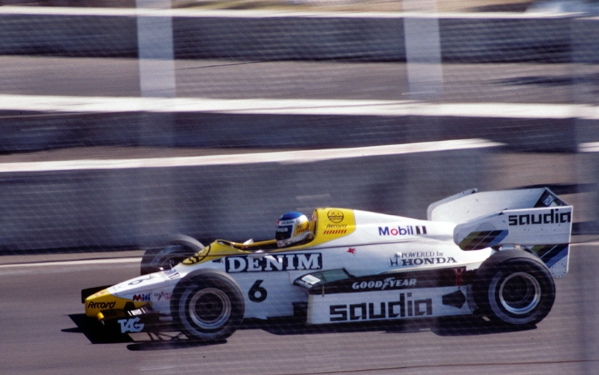 Keke Rosberg Williams FW09 1984 Dallas F1 1