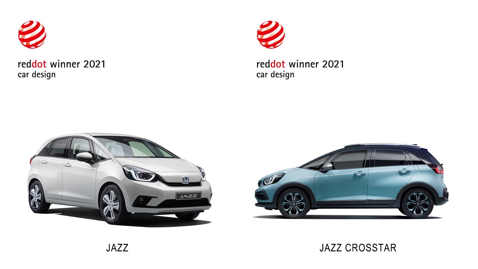 330943 HONDA WINS RED DOT AWARDS 2021 FOR NEW JAZZ E HEV JAZZ CROSSTAR E HEV AND