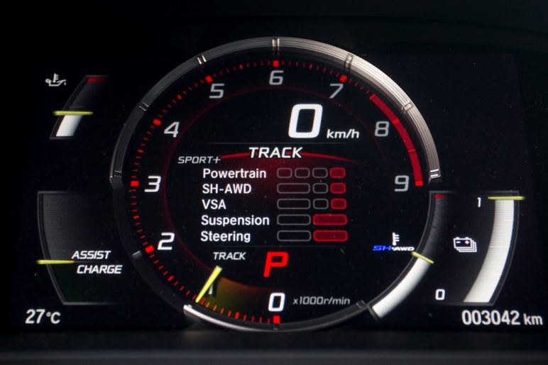 74951 HONDA NSX HUD DETAIL