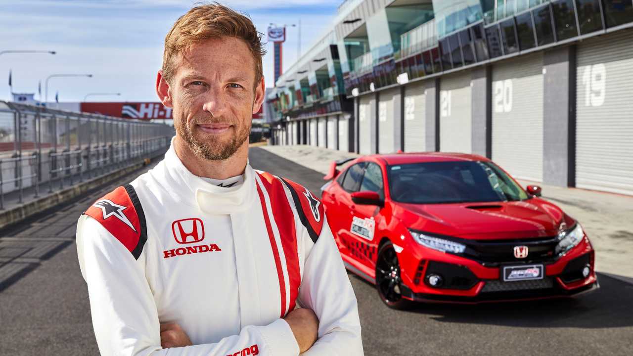 Jenson Button Honda Civic Type R Bathurst Lap Record