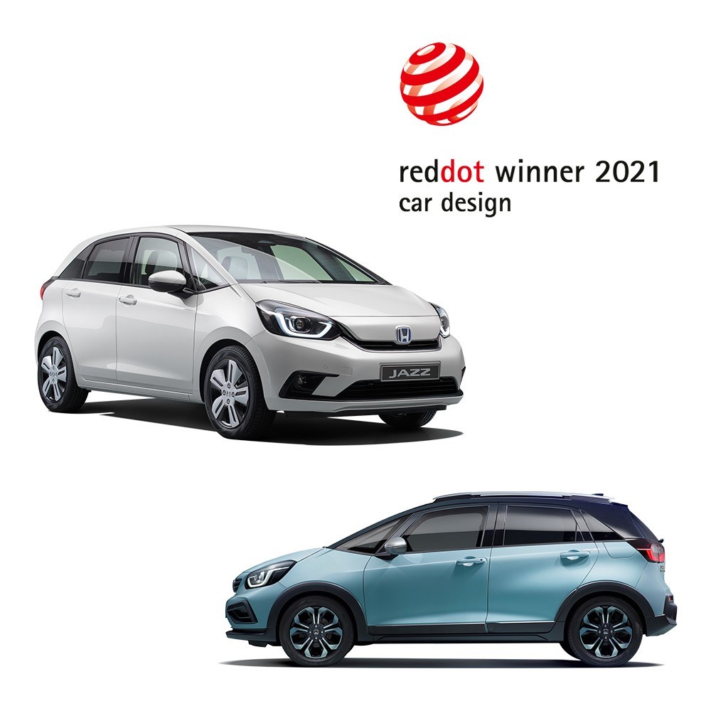 330942 HONDA WINS RED DOT AWARDS 2021 FOR NEW JAZZ E HEV JAZZ CROSSTAR E HEV AND