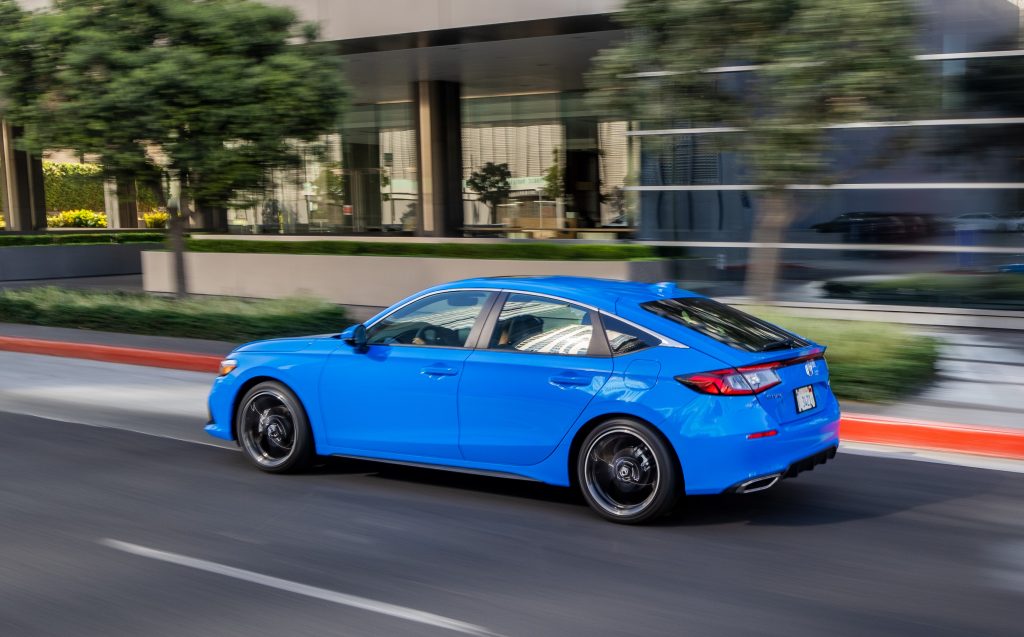 2022 Honda Civic Hatchback with Accessory Wheels