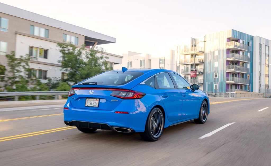 2022 Honda Civic Hatchback with Accessory Wheels