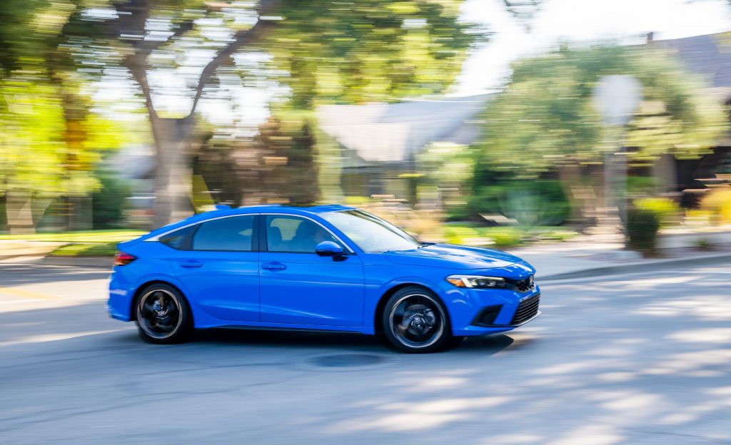 2022 Honda Civic Hatchback with Accessory Wheels