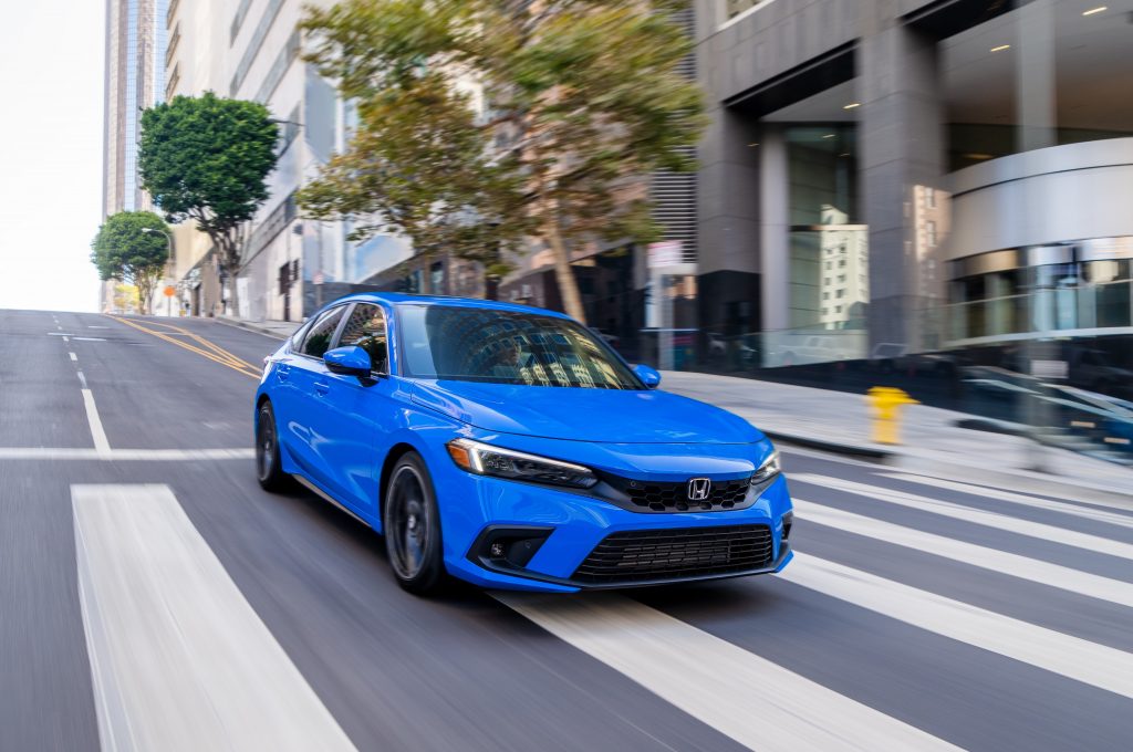 2022 Honda Civic Hatchback with Accessory Wheels