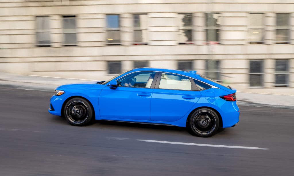 2022 Honda Civic Hatchback with Accessory Wheels